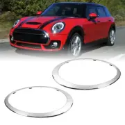 Pair Chrome Headlights Trim Ring Left +Right For MINI Clubman F54 2014-2019 2018 (for: Mini)