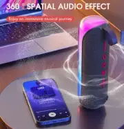 Eseekgo Portable Bluetooth Speaker Multicolor Lighting