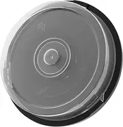 Empty CD Storage Bucket Portable Dvd Storage Container Durable Material Holds Discs for Organizing Dvds and Game Discs Scratch Resistant Design