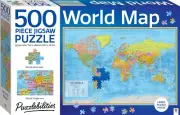 Puzzlebilities World Map 500-Piece Jigsaw Puzzle