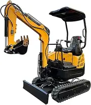 Hydraulic Micro Digger with Hammer - Equipped Mini Excavator: Boosted Digging Strength