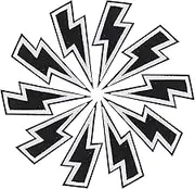 10pcs Lightning Bolt Iron on Patch, Black Thunderbolt Patch Lightning Patch Sew on Embroidered Applique Flash Iron on Patch for DIY Clothes Hats Jeans Bags Shoes