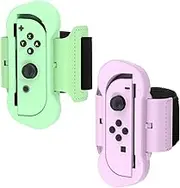 Upgraded Wrist Band Strap for Just Dance 2024 2023 2022 2021 Switch, Adjustable Elastic Dance Straps Compatible with Nintendo Switch/OLED JoyCon Controller Accessories, 2Packs for Adults and Children