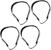 [VERDANVERSE] 4pcs High Heels Laces Female Heel Strap Shoe Straps for Loose Shoes Heels for Women Heel Band Replaceable Ankle Strap Heel Straps for High Heels Elastic Shoe Strap Rhinestones