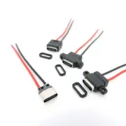 Type-C cable 3.1 plug USB C Female Socket Welding Type C Wire Connector
