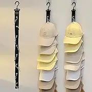 Hat Organizer for Baseball Caps, Shelf to Hang Behind Door, For Door and Wall Hat Storage, Rent Storage Tool