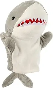 ifundom Plush Shark Hand Puppet for Soft Animal Puppet for Imaginative Play and Early Education Present for Communication Skills and Parent Interaction