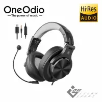 在飛比找momo購物網優惠-【OneOdio】A71D 商務電競有線監聽耳機(Hi-Re