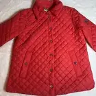 Anne Klein Women's Jacket Red Midweight Jacket Size XL