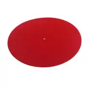 Platter Made Of Felt, Turntable Matte Slipmat Red, Diameter