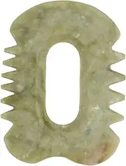 FRCOLOR 1pc Natural Jade Gua Board for Facial Massage Scraping Tool for Enhanced Circulation and and Easy to Use Gua Jade Scraping Plate