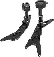 Compatible with Ninja 300 250 2013-2018 Frame Sliders CNC Aluminum Motorcycle Engine Guard Bodywork Fairing Falling Protection(Black)