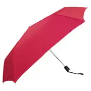 Shelta Auto Open Close Featherlite Slim Rain Compact Brick Red Umbrella