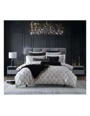 [DaVinci] Julienne Quilt Cover Set in Platinum