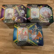Pokemon TCG Shining Fates Tins(Eldegoss/Boltund/Cramorant V) Variations New 2021