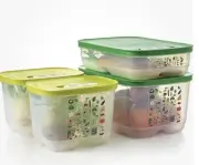 Tupperware Fridgesmart Refrigerator Containers 4 Pc Set NEW