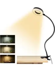 Dpower Clip on Light Reading Lights, 48 LED USB Desk Lamp with 3 Color Modes 10