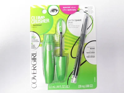 CoverGirl Special Value Clump Crusher Lash-Blast Mascara + Perfect Point Pencil