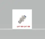 RO Bulkhead Connector 1/4 inch