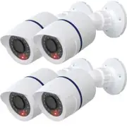 WALI Bullet Dummy Fake Simulated Surveillance Security CCTV Dome Camera Indoor