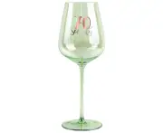 70th Birthday Coloured Stemmed 430ml Wine Glass Drink Tumbler w/ Rose Gold Decal