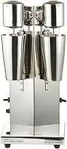 Milkshake Maker Machine Double Shaker Electric Milk Shaker Mixers Professional 2 Speed Stainless Steel Drink Mixer Smoothie Stand Mixer Milk Frother Protein Shaker 18000 RPM 750 ML