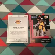 Dwight Howard #241 Lakers 1 of 340 made West Champions 2019-20 PANINI INSTANT