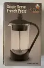 Clever Chef French Press Coffee Maker 2 Cup 12oz Capacity Black New in open Box