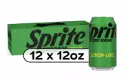 Sprite Zero Sugar Lemon Lime Soda 12 pack