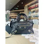 二手現貨 BALENCIAGA 世家 431621 女包CITY MINI金扣 機車包 單肩包 斜跨包 手提包