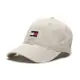 美國百分百【Tommy Hilfiger】帽子 TH 棒球帽 遮陽帽 鴨舌帽 老帽 經典 大LOGO 卡其色 G860