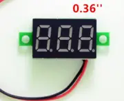 Green Mini LED Digital Voltmeter Gauge Volt Voltage Panel Meter 2.5-32VDC DC UK