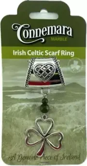 J.C. WALSH & SONS, IRELAND, SHAMROCK SCARF CLIP