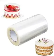 WELANE Transparent Cake Rolls, Acetate Sheets Mousse Collar for Cake Decorating (10cm X 10m)