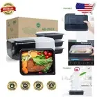 Stackable 40-Piece Take Out Containers - Microwave & Dishwasher Safe 48oz