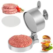 Burger Press Patty Maker with 100 Patty Paper Adjustable Thickness♯
