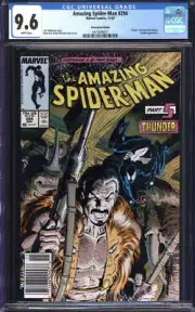 AMAZING SPIDER-MAN #294 CGC 9.6 WHITE PAGES // DEATH OF KRAVEN THE HUNTER