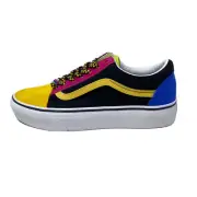 Vans Old Skool Platform Beads Men's 10 Skate Shoes New Pink Black Yellow