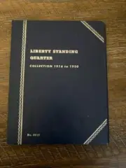 Standing Liberty Quarter Collection 1916 to 1930 Whitman 9017 Album Folder