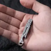 Mini Stainless Steel Keychain Utility Folding Knife w/Bottle Opener Outdoor Tool
