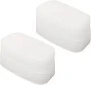 GLOGLOW 2Pcs Bounce Dome Diffuser White Camera Flash for 320EX Flash, Evenly Distributed Light, Suitable for Product Display Photos, 2 X Diffuser Included