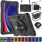 kid Shockproof Rugged Handle Case For Samsung Galaxy Tab S9 S10 Ultra Plus FE AU