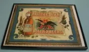 BUDWEISER BOTTLED BEER FRAMED 11x14 AD PRINT