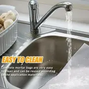 US 3 Pcs Tile Grout Bag PVC Tear Punch Resistant Cement Grout Masonry Mortar Bag