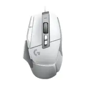 Logitech G502 X Lightspeed Gaming Wired Mouse, 13 buttons, Optical,25k dpi-White