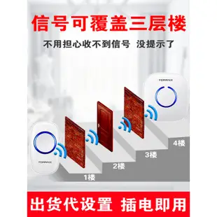 老人無綫呼叫器一鍵報警緊急按鈴獨居老年人病人緊急報警器床頭叫鈴呼喚器傢用遠程服務鈴平安鍾應急呼救係統 7TNW