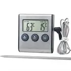 NEW Kitchen Digital Cooking Thermometer Probe Meat Food Temperature With Timer