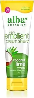 Alba Botanica Very Emollient, Coconut Lime Shave Cream, 8 Ounce