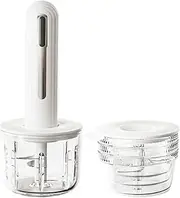 Small Grinder for Kitchen - Portable Vegetable Shredder | Compact Electric Shredder Kitchen Tool for Meal Prepping, Vegetable, Fruit, Baby Food