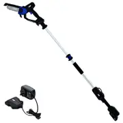 POWERBLADE SW7 20V Cordless Convertible Mini Chainsaw Pole Saw Kit, Telescopic Electric Tree Pruner with Lithium Battery & Fast Charger